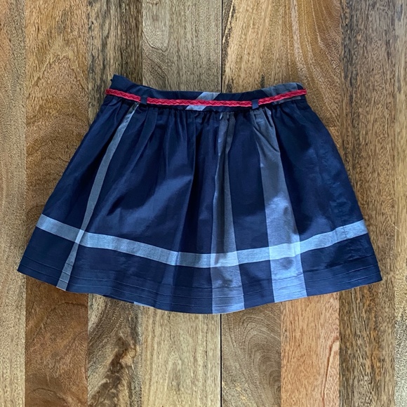 Burberry Girl Navy Plaid Skirt size 6Y / 114cm - Picture 7 of 11